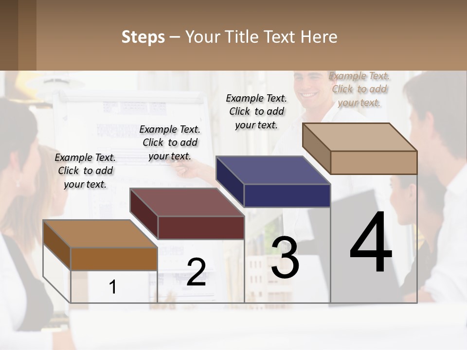 A Man Giving A Presentation To A Group Of People PowerPoint Template