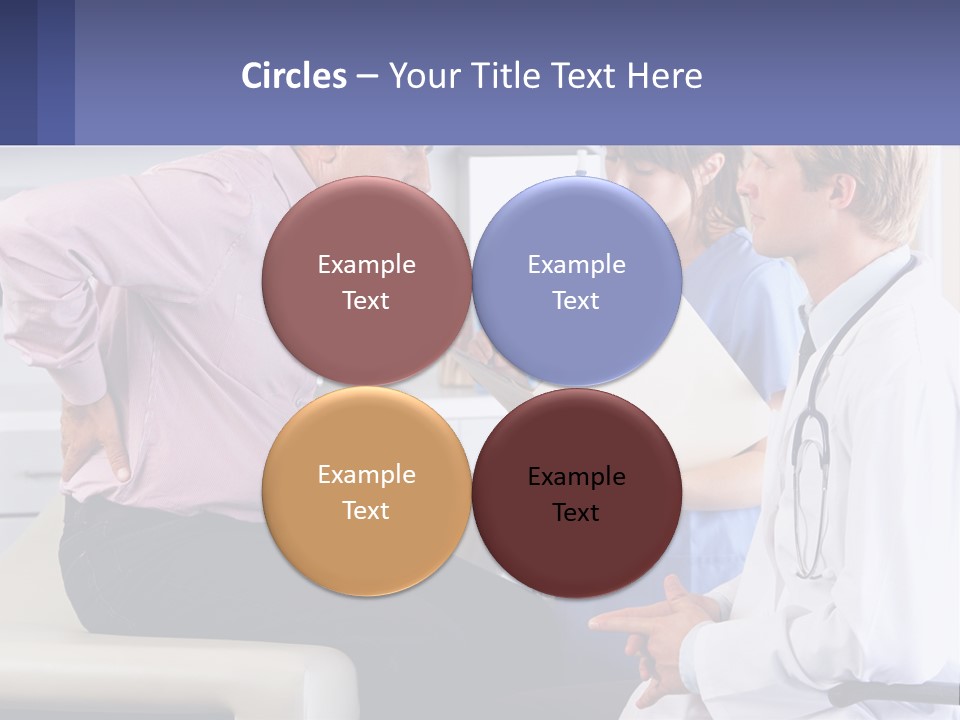 A Doctor Talking To A Patient In A Hospital PowerPoint Template