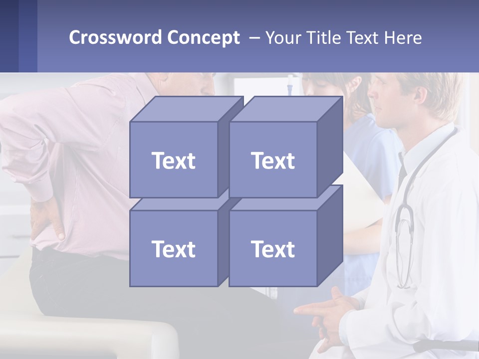 A Doctor Talking To A Patient In A Hospital PowerPoint Template