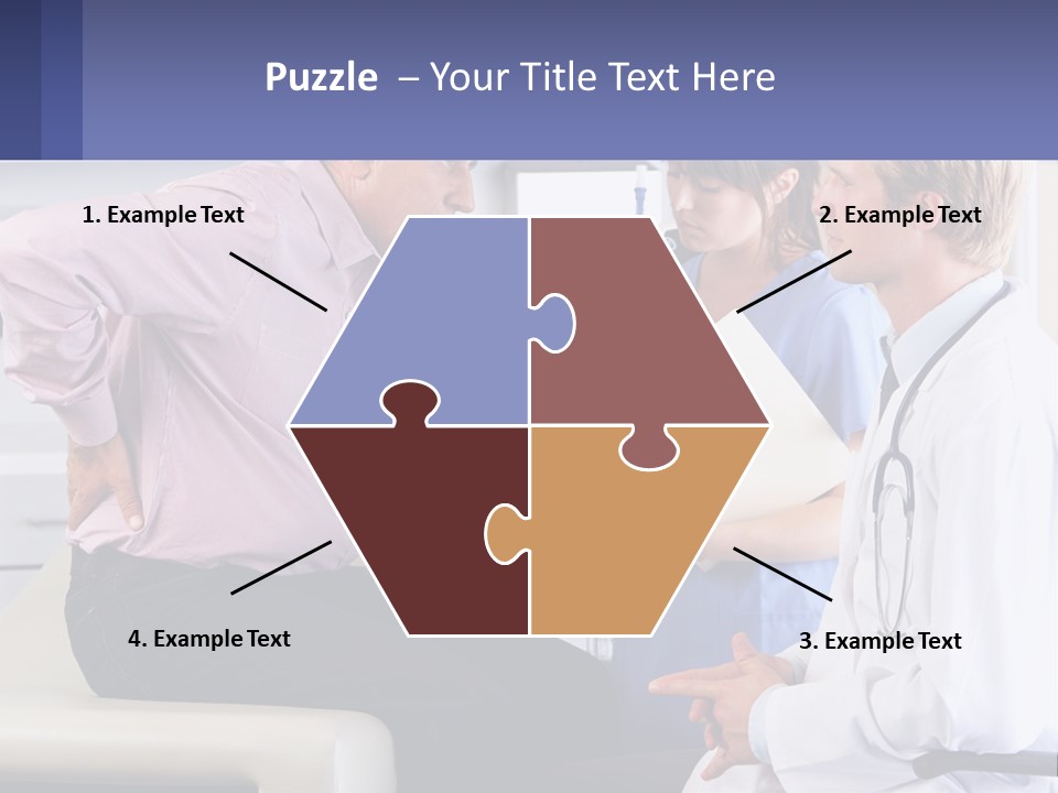 A Doctor Talking To A Patient In A Hospital PowerPoint Template