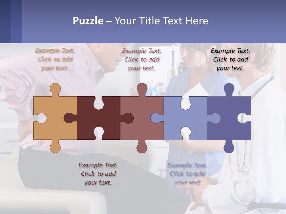 A Doctor Talking To A Patient In A Hospital PowerPoint Template