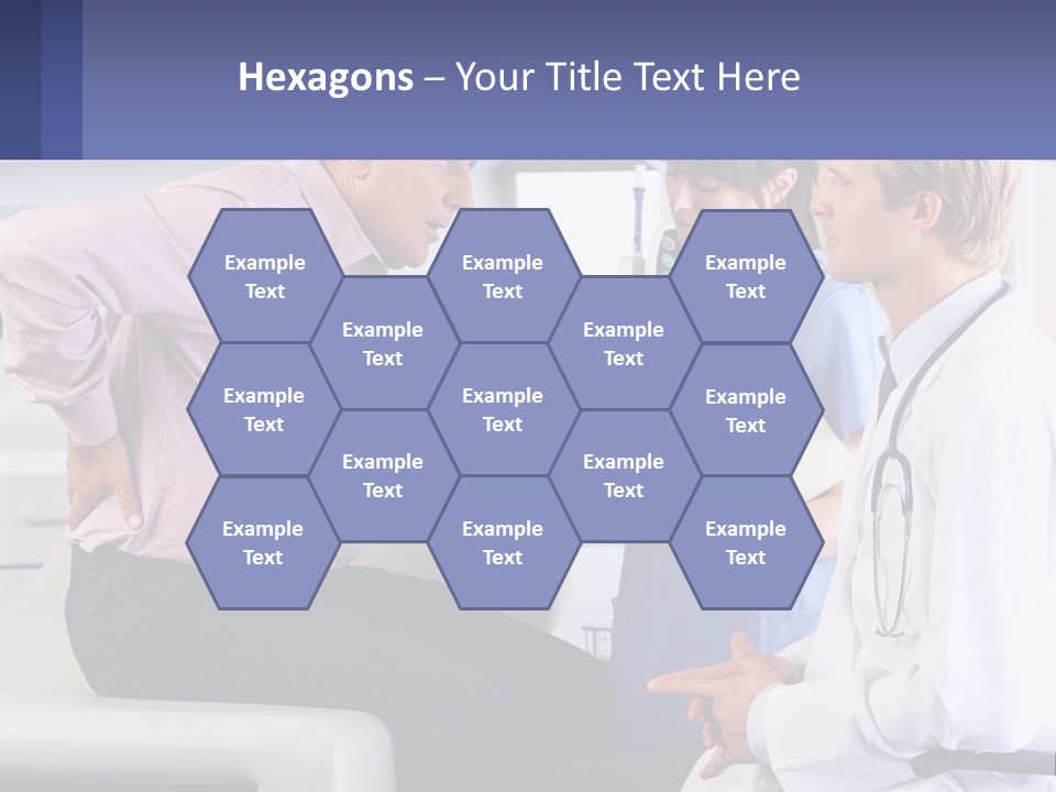 A Doctor Talking To A Patient In A Hospital PowerPoint Template