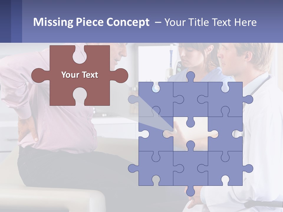 A Doctor Talking To A Patient In A Hospital PowerPoint Template