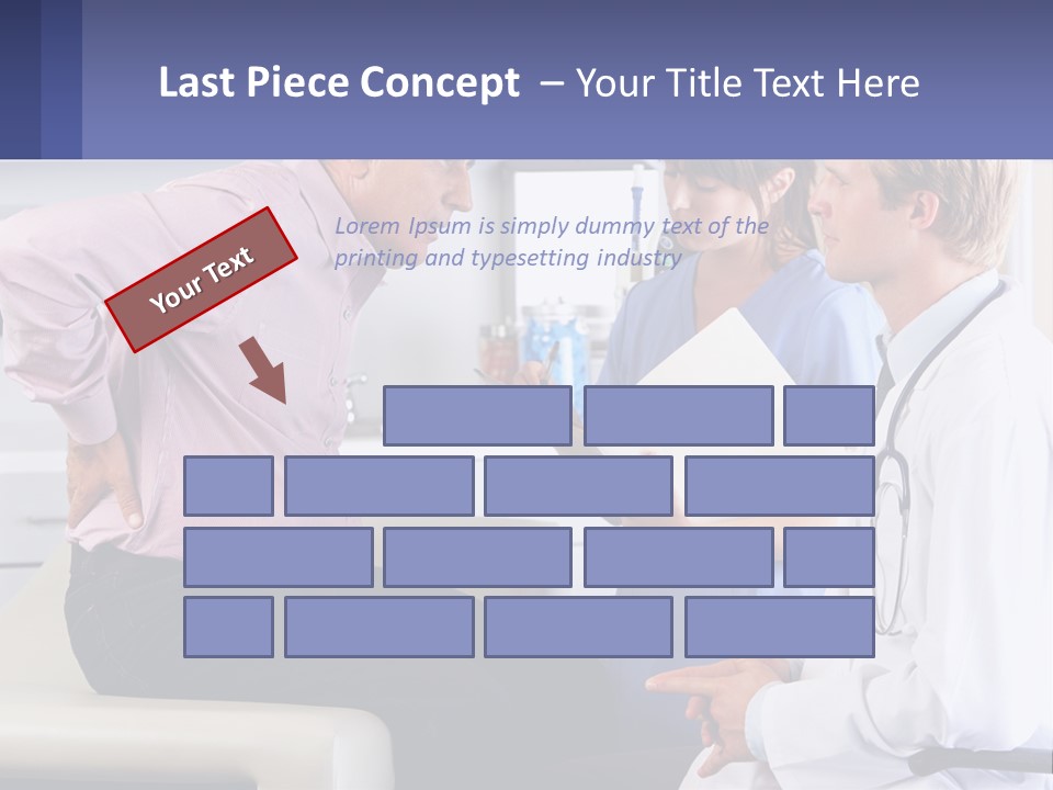 A Doctor Talking To A Patient In A Hospital PowerPoint Template