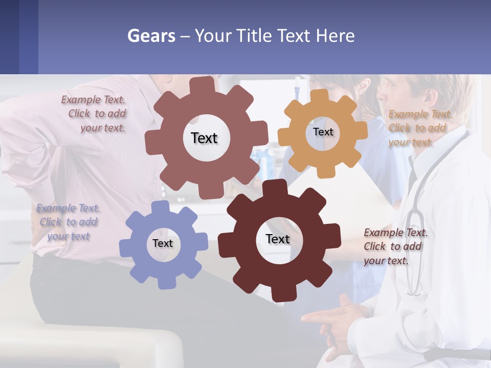 A Doctor Talking To A Patient In A Hospital PowerPoint Template