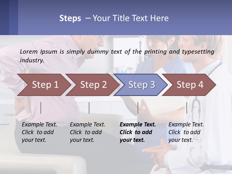 A Doctor Talking To A Patient In A Hospital PowerPoint Template