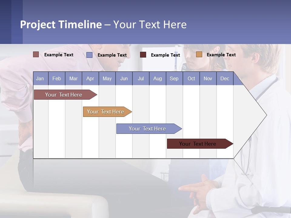 A Doctor Talking To A Patient In A Hospital PowerPoint Template