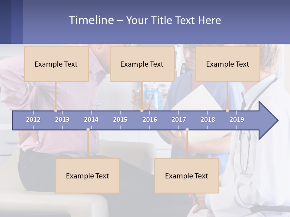 A Doctor Talking To A Patient In A Hospital PowerPoint Template