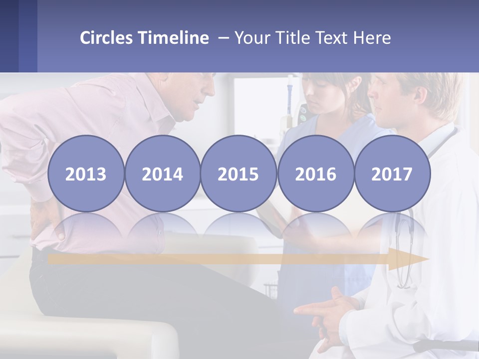 A Doctor Talking To A Patient In A Hospital PowerPoint Template