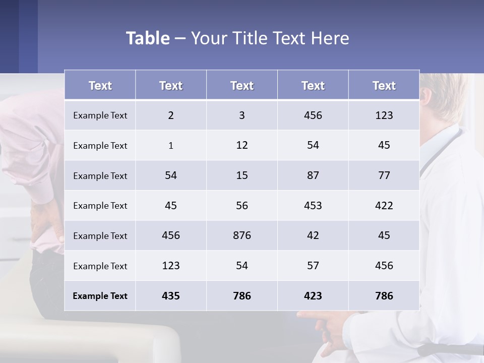 A Doctor Talking To A Patient In A Hospital PowerPoint Template