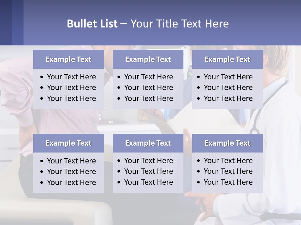 A Doctor Talking To A Patient In A Hospital PowerPoint Template