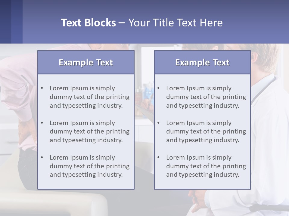 A Doctor Talking To A Patient In A Hospital PowerPoint Template