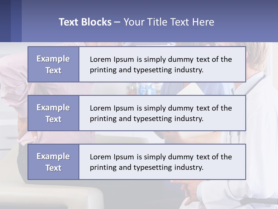 A Doctor Talking To A Patient In A Hospital PowerPoint Template