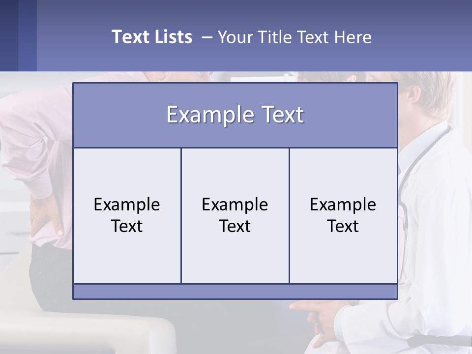 A Doctor Talking To A Patient In A Hospital PowerPoint Template