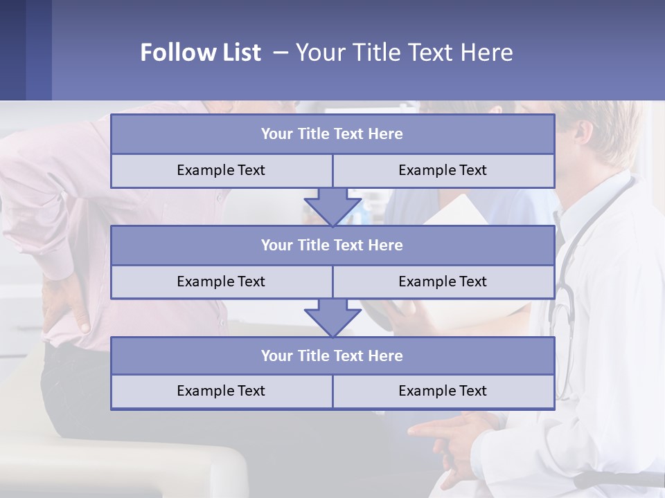 A Doctor Talking To A Patient In A Hospital PowerPoint Template