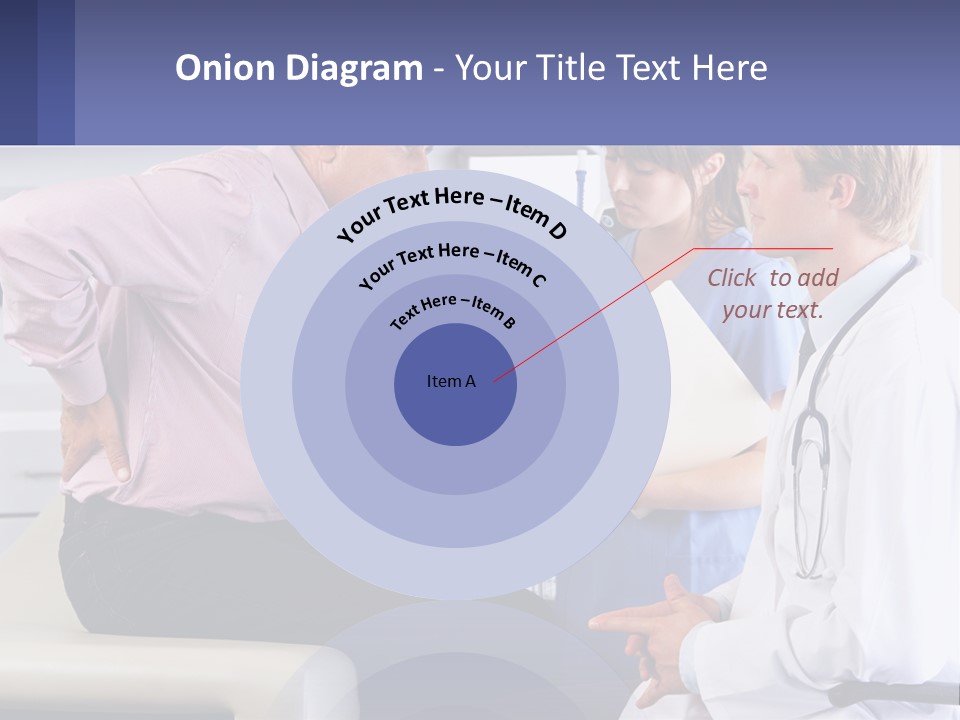 A Doctor Talking To A Patient In A Hospital PowerPoint Template