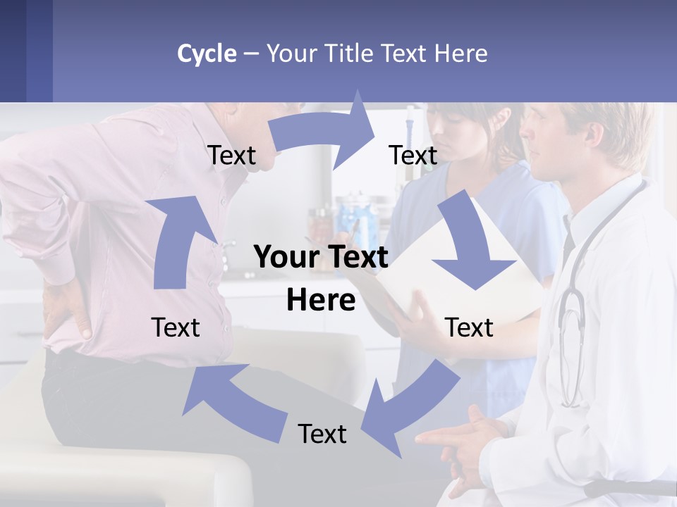 A Doctor Talking To A Patient In A Hospital PowerPoint Template