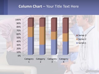 A Doctor Talking To A Patient In A Hospital PowerPoint Template