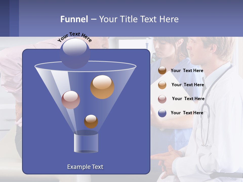 A Doctor Talking To A Patient In A Hospital PowerPoint Template