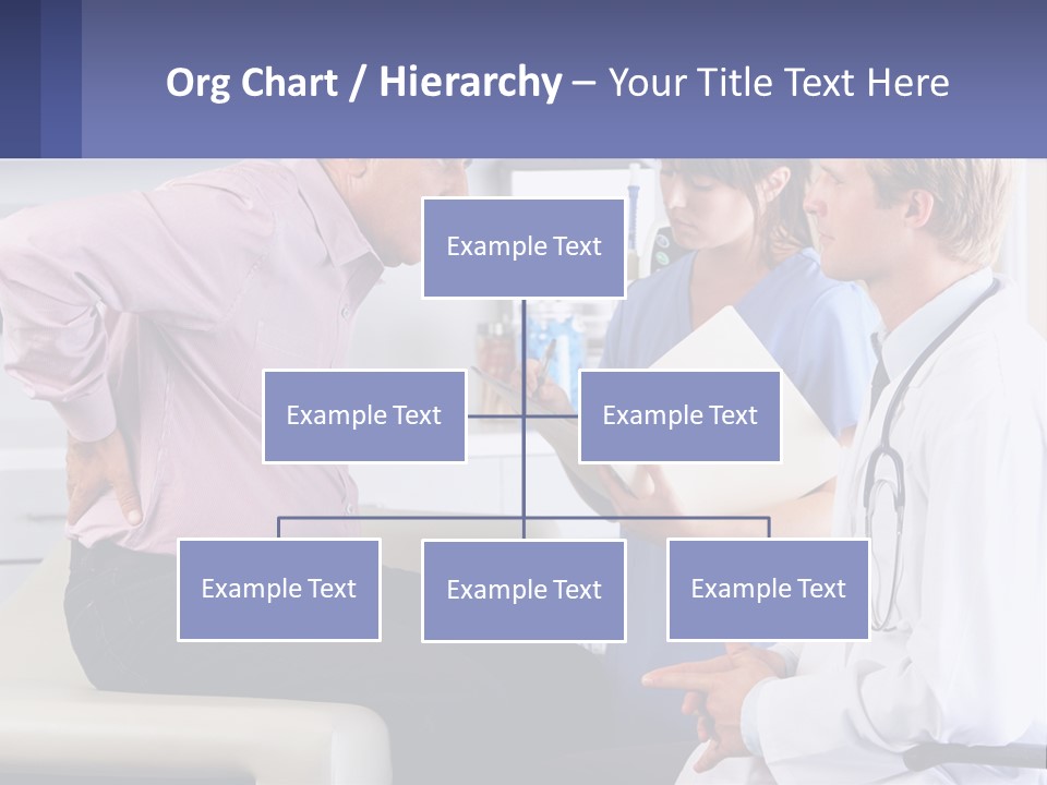 A Doctor Talking To A Patient In A Hospital PowerPoint Template