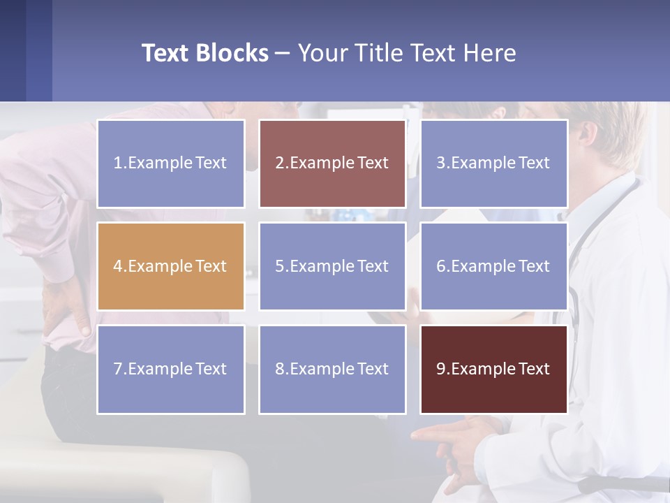 A Doctor Talking To A Patient In A Hospital PowerPoint Template