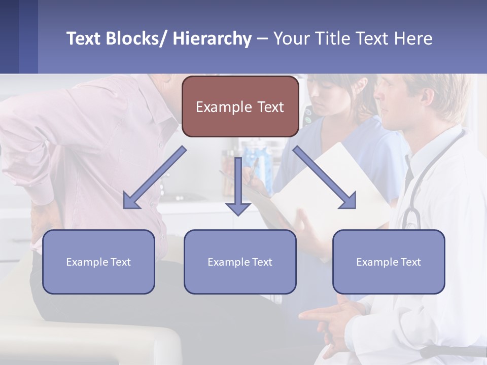 A Doctor Talking To A Patient In A Hospital PowerPoint Template