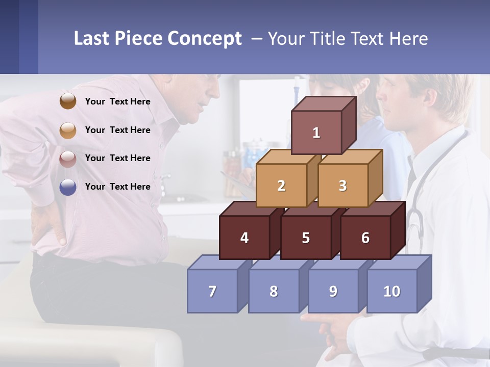 A Doctor Talking To A Patient In A Hospital PowerPoint Template