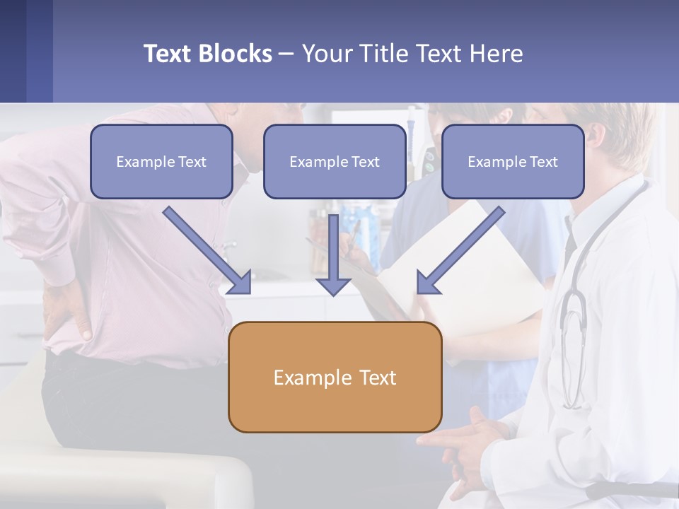 A Doctor Talking To A Patient In A Hospital PowerPoint Template