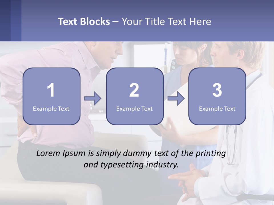 A Doctor Talking To A Patient In A Hospital PowerPoint Template