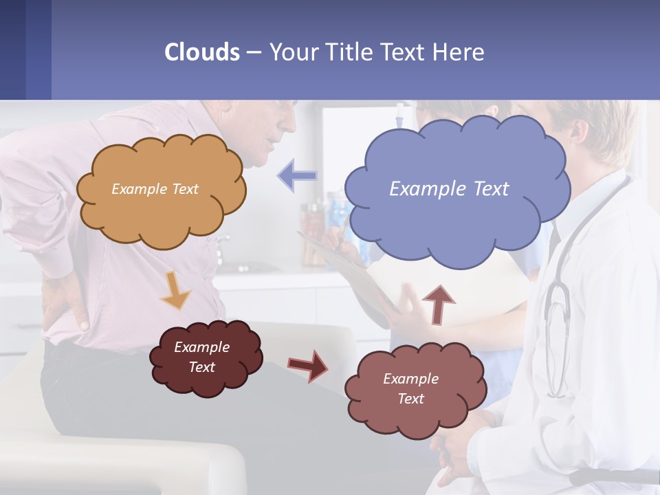 A Doctor Talking To A Patient In A Hospital PowerPoint Template