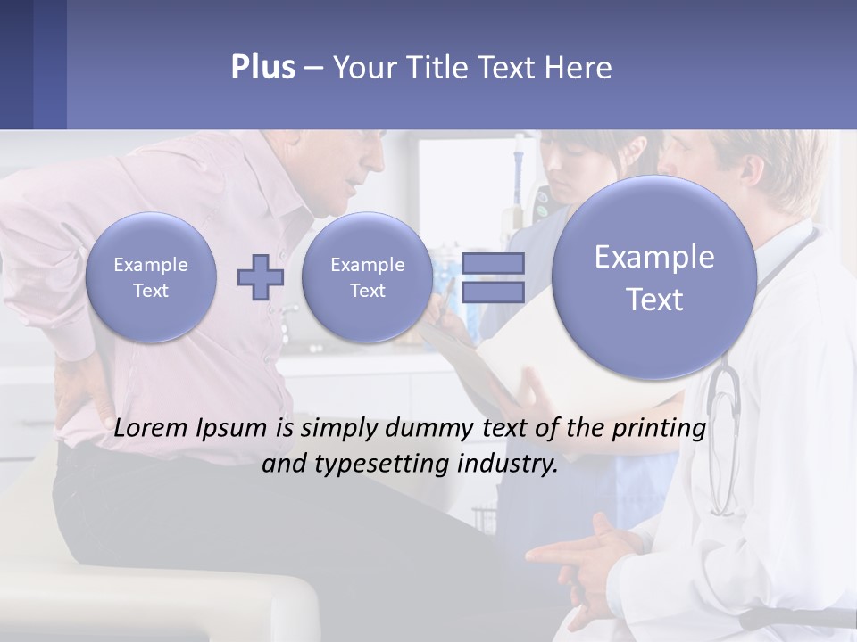 A Doctor Talking To A Patient In A Hospital PowerPoint Template