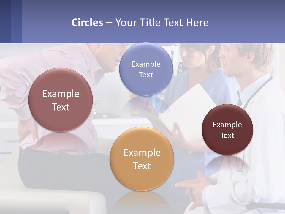 A Doctor Talking To A Patient In A Hospital PowerPoint Template