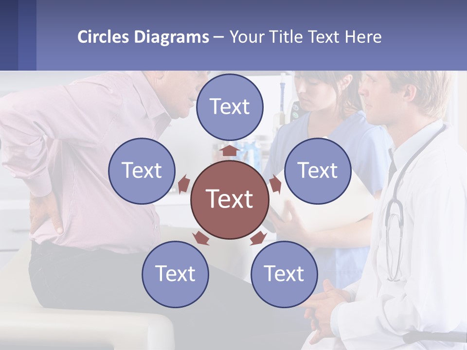 A Doctor Talking To A Patient In A Hospital PowerPoint Template