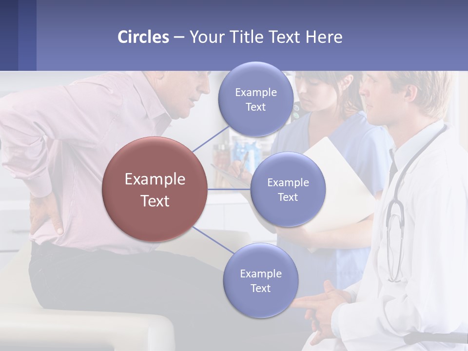 A Doctor Talking To A Patient In A Hospital PowerPoint Template