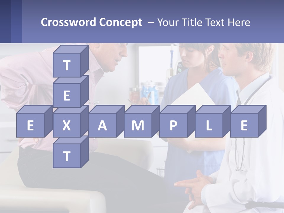 A Doctor Talking To A Patient In A Hospital PowerPoint Template