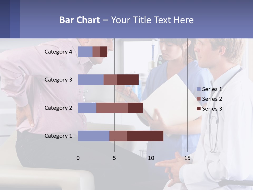 A Doctor Talking To A Patient In A Hospital PowerPoint Template
