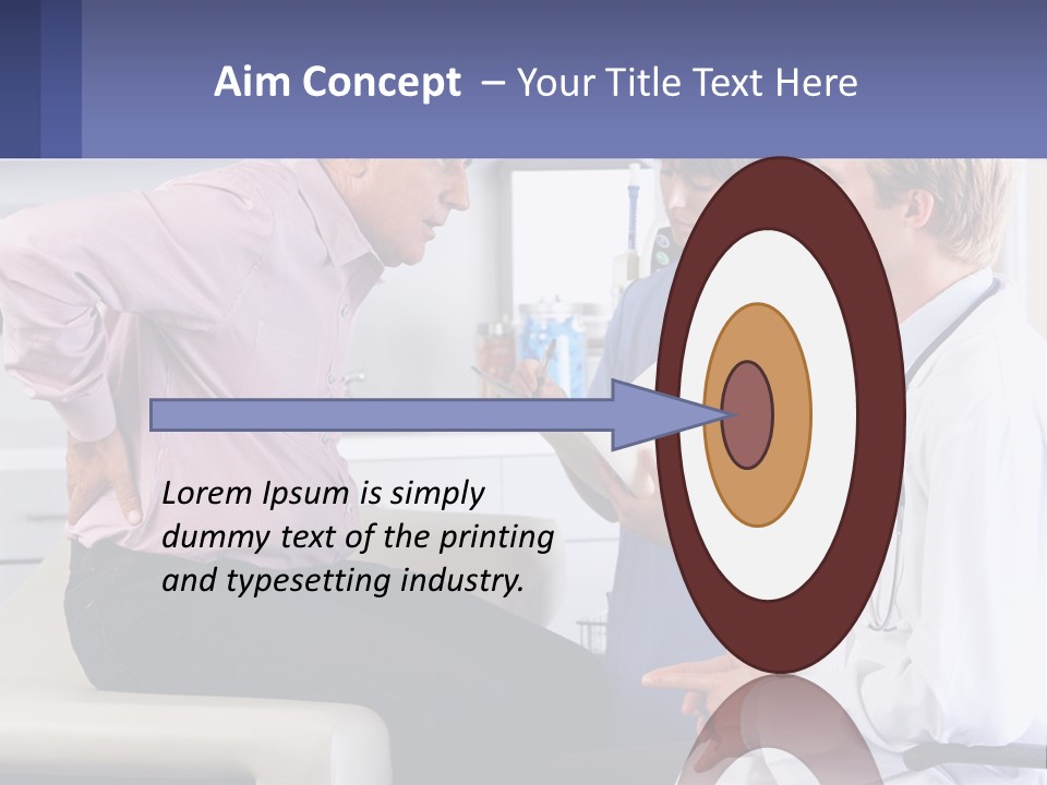 A Doctor Talking To A Patient In A Hospital PowerPoint Template