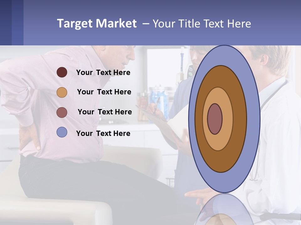 A Doctor Talking To A Patient In A Hospital PowerPoint Template