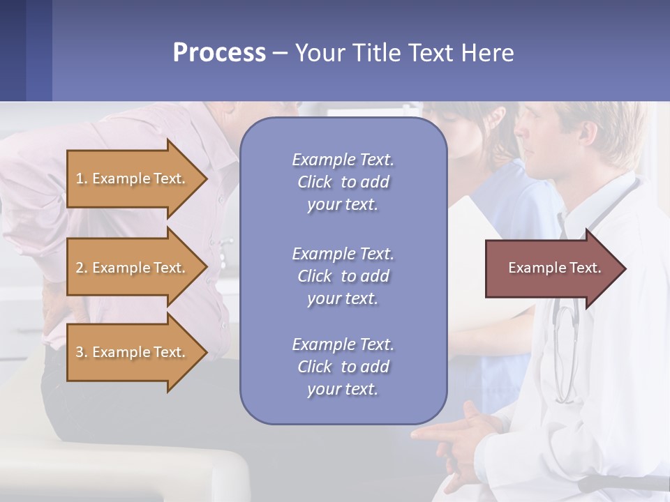 A Doctor Talking To A Patient In A Hospital PowerPoint Template