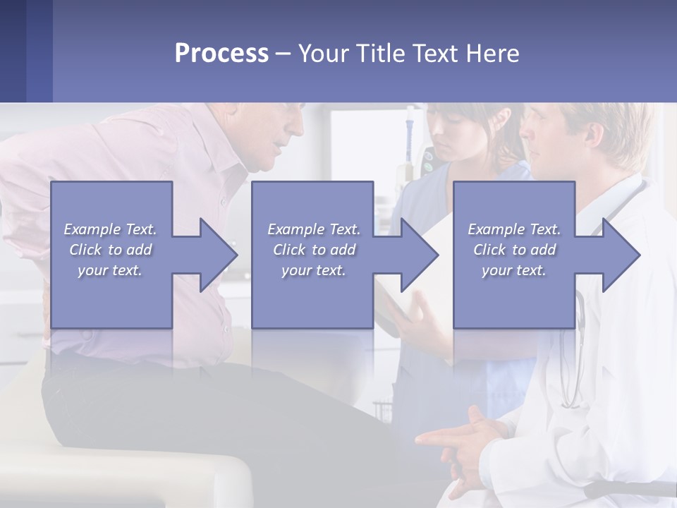 A Doctor Talking To A Patient In A Hospital PowerPoint Template