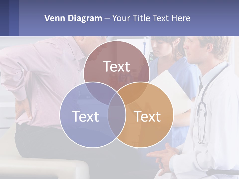 A Doctor Talking To A Patient In A Hospital PowerPoint Template
