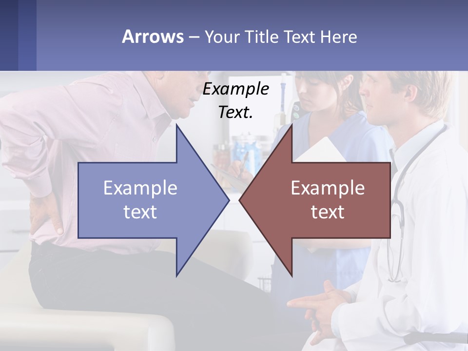 A Doctor Talking To A Patient In A Hospital PowerPoint Template