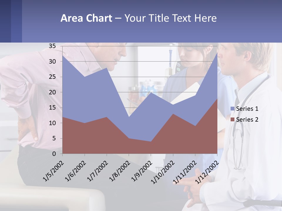 A Doctor Talking To A Patient In A Hospital PowerPoint Template