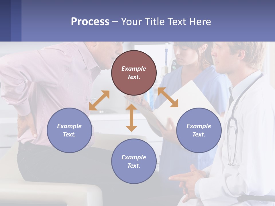 A Doctor Talking To A Patient In A Hospital PowerPoint Template
