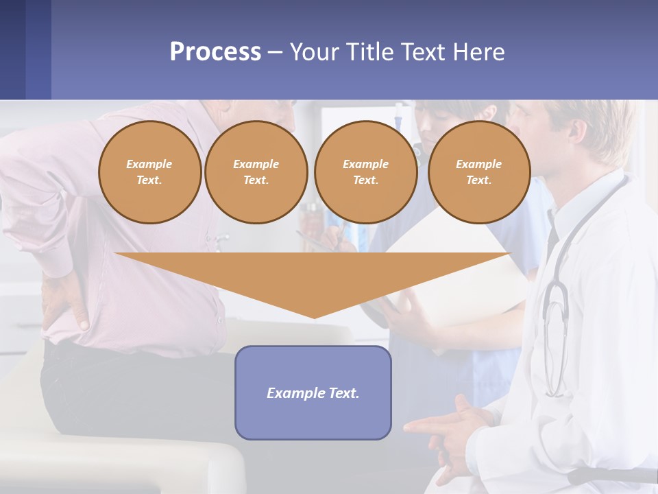 A Doctor Talking To A Patient In A Hospital PowerPoint Template