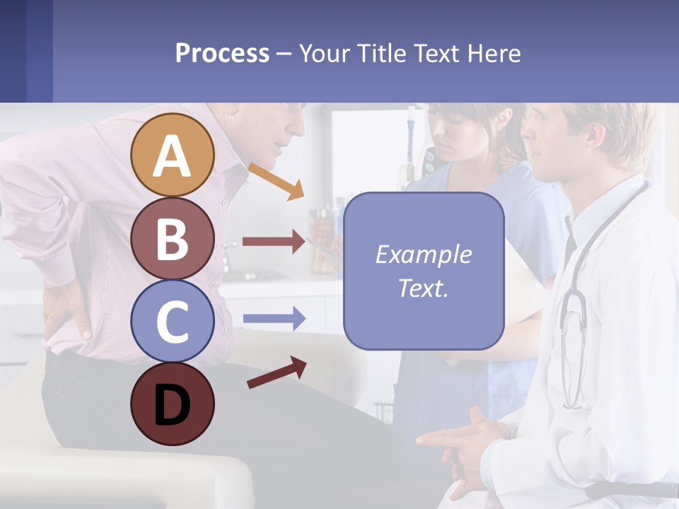 A Doctor Talking To A Patient In A Hospital PowerPoint Template