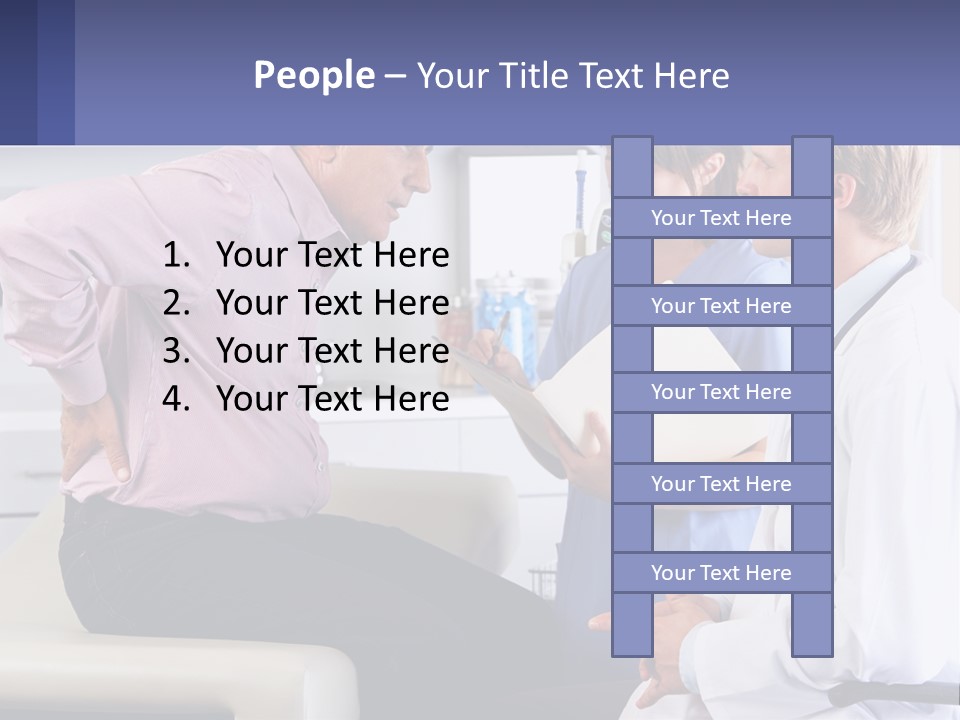 A Doctor Talking To A Patient In A Hospital PowerPoint Template