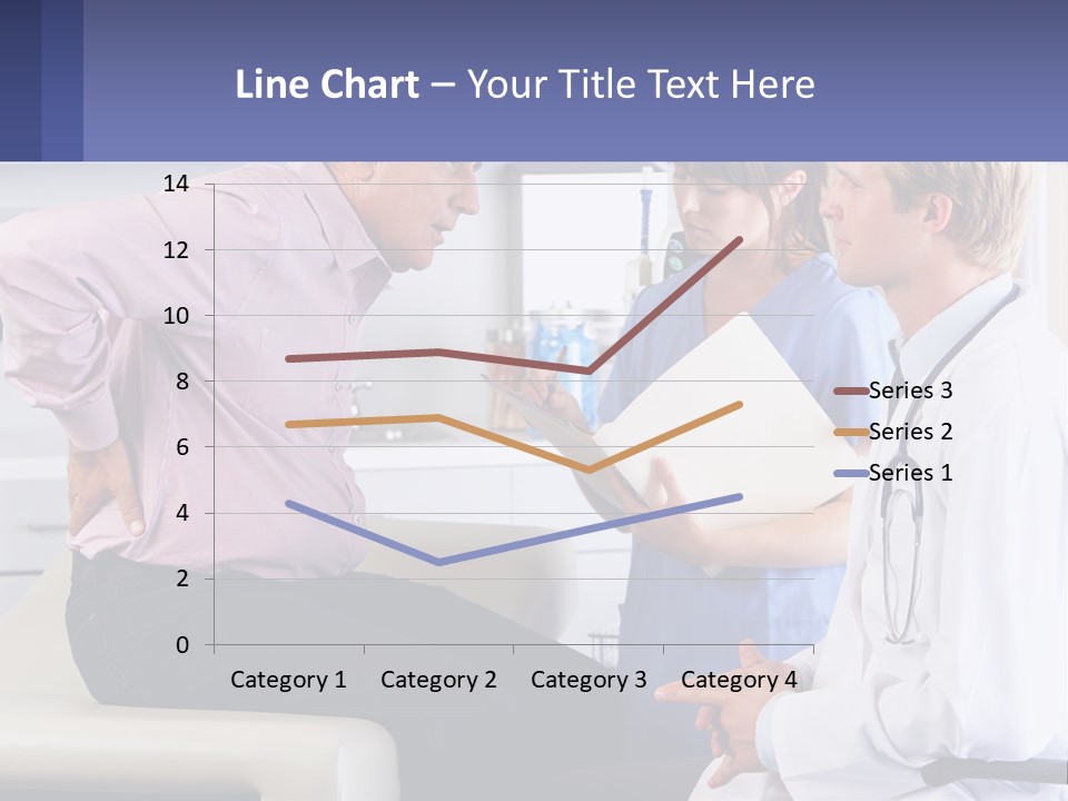 A Doctor Talking To A Patient In A Hospital PowerPoint Template