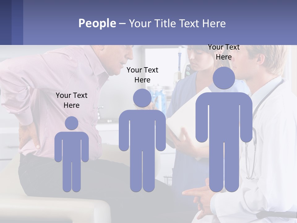 A Doctor Talking To A Patient In A Hospital PowerPoint Template