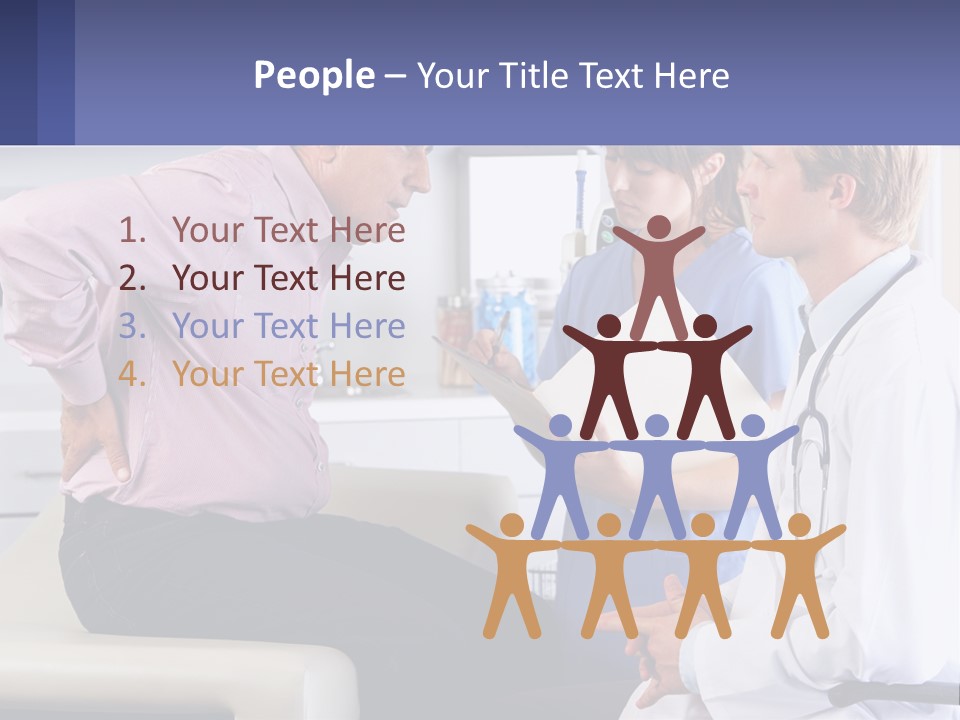 A Doctor Talking To A Patient In A Hospital PowerPoint Template